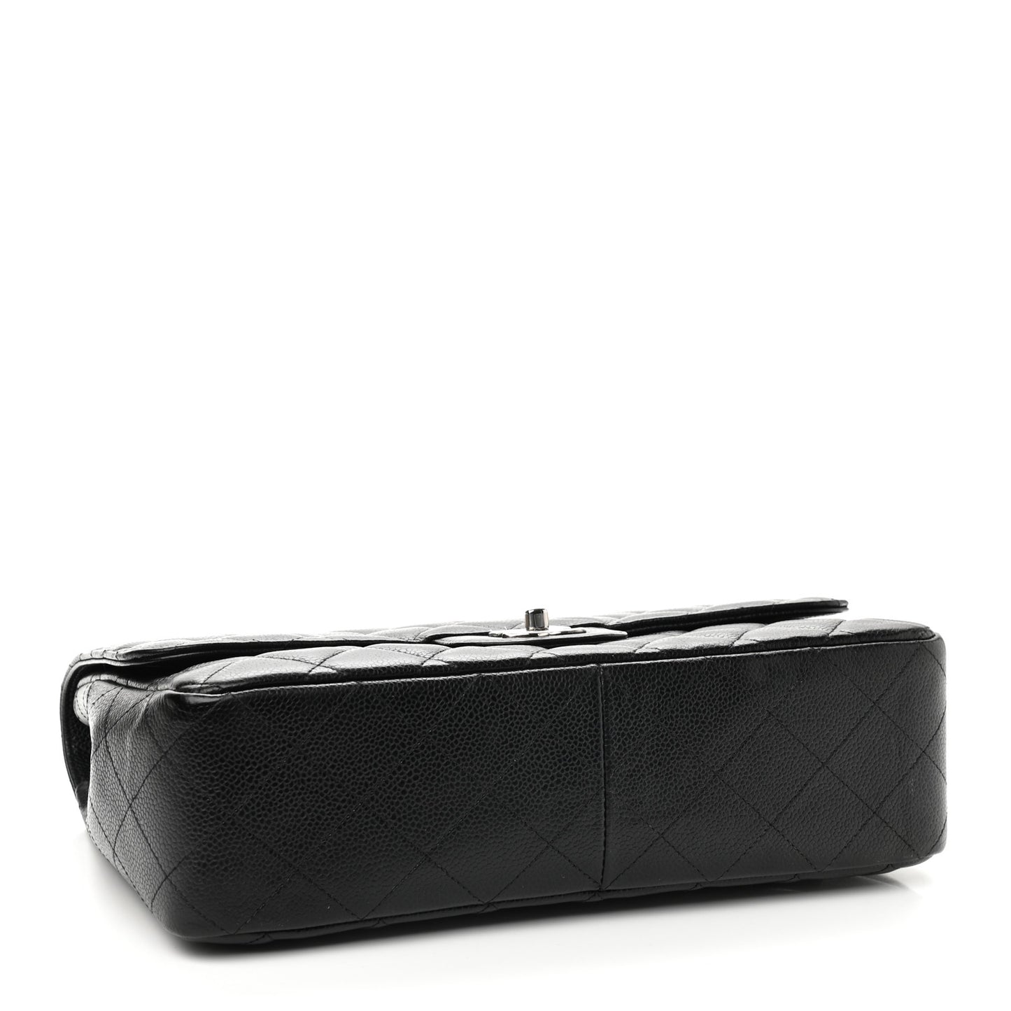 Caviar Quilted Jumbo Single Flap Black