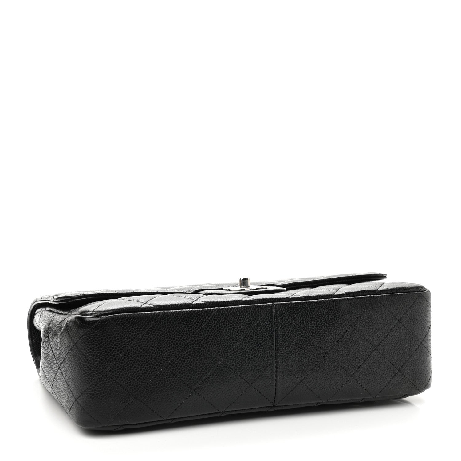 Chanel Caviar Quilted Jumbo Single Flap Black 4 of 10