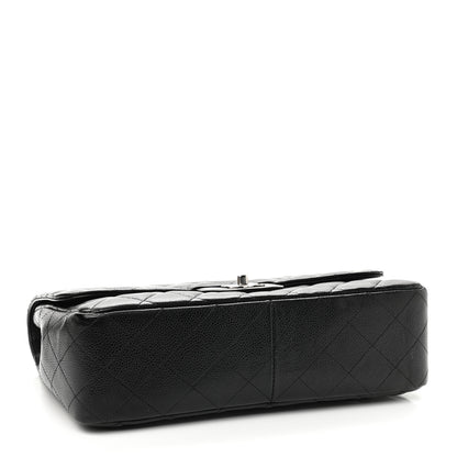 Chanel Caviar Quilted Jumbo Single Flap Black 4 of 10