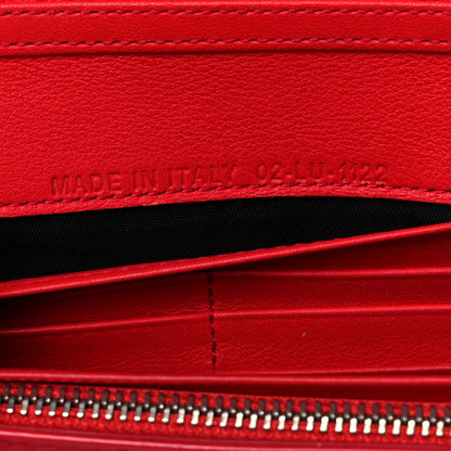 Christian Dior Patent Cannage Rendez-vous Chain Wallet Red 6 of 14