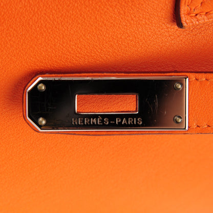 Hermes Veau Swift Birkin 35 Orange 7 of 25