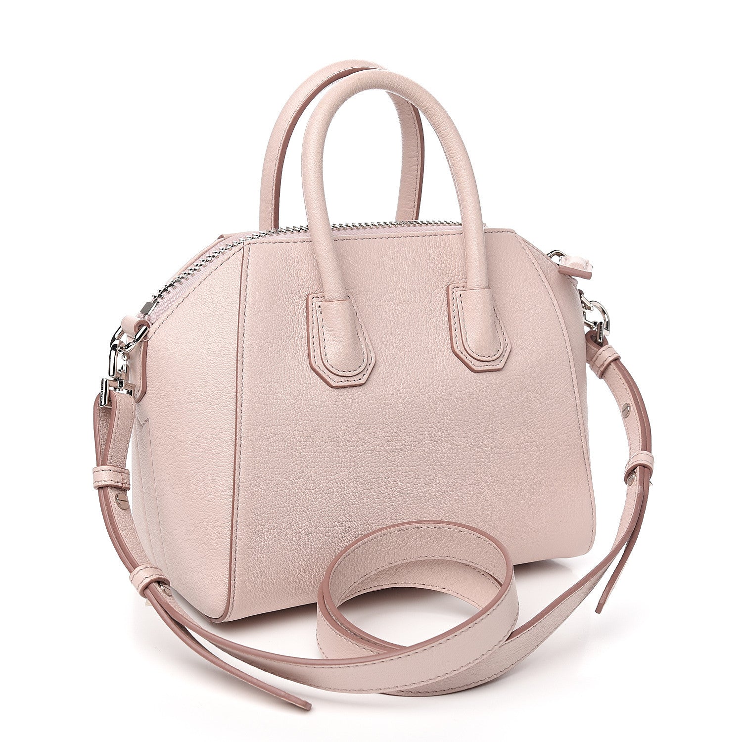 Givenchy Sugar Goatskin Mini Antigona Pale Pink 2 of 9