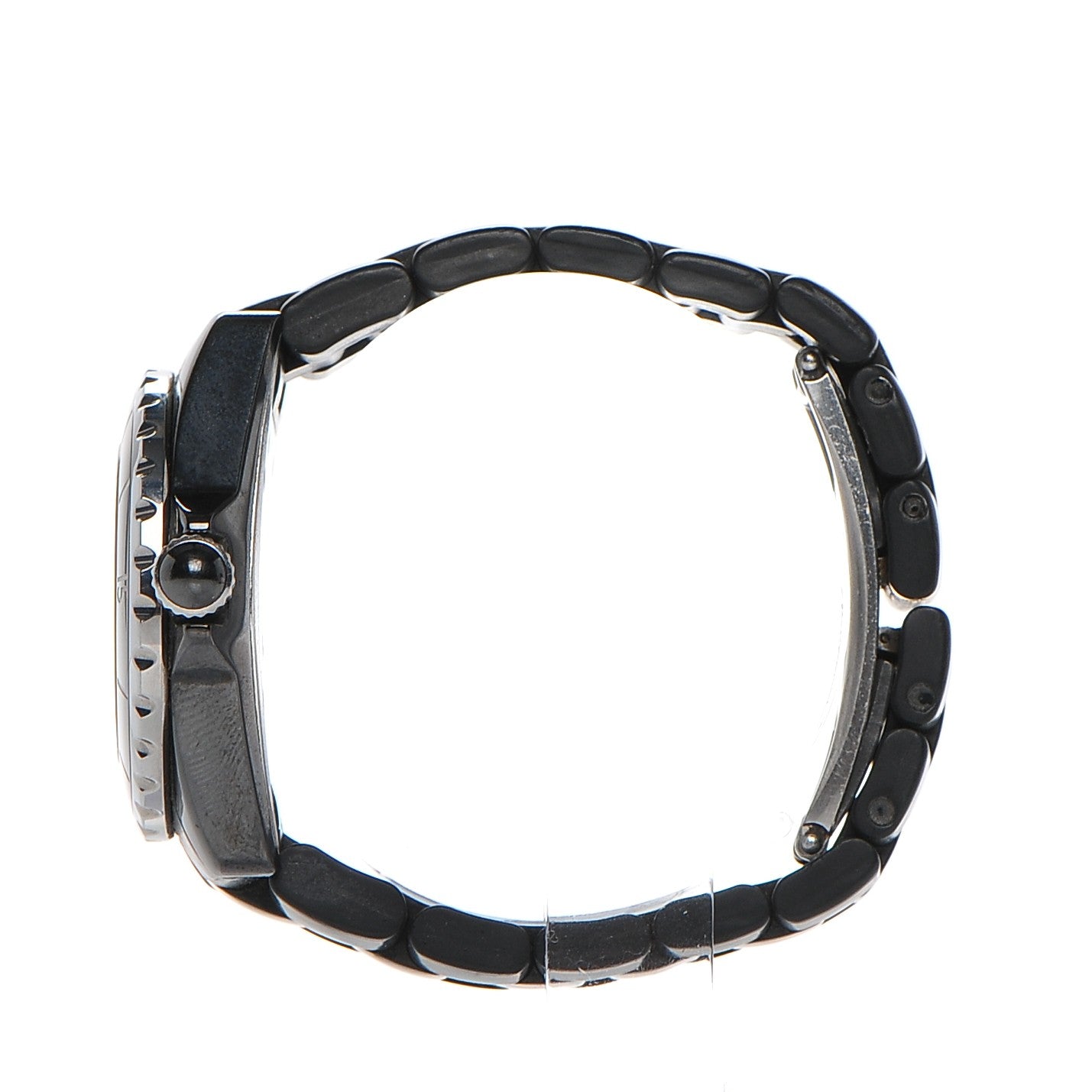 Stainless Steel Ceramic 33mm J12 Quartz Watch Black