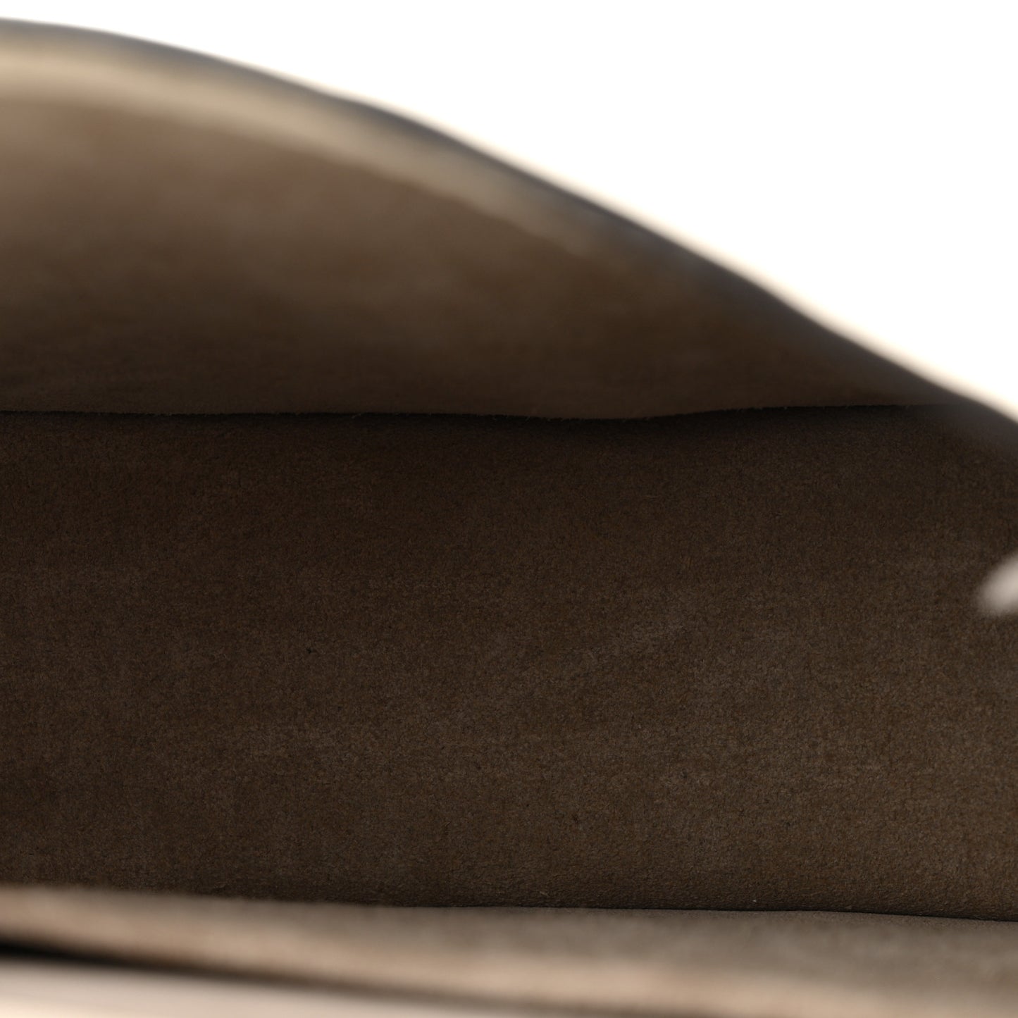 Calfskin Suede Small Nile Bracelet Bag Off White