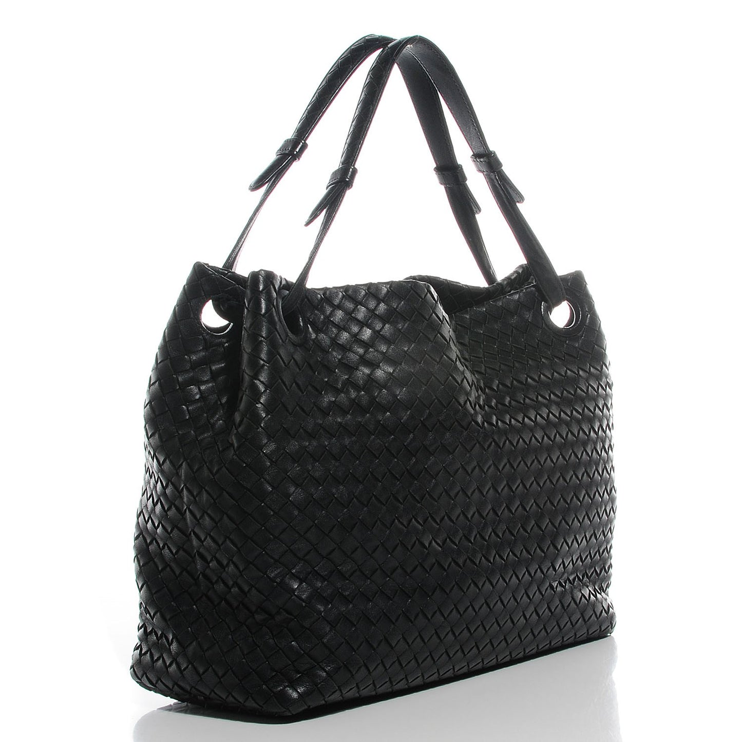 Nappa Intrecciato Seamless Tote Nero Black