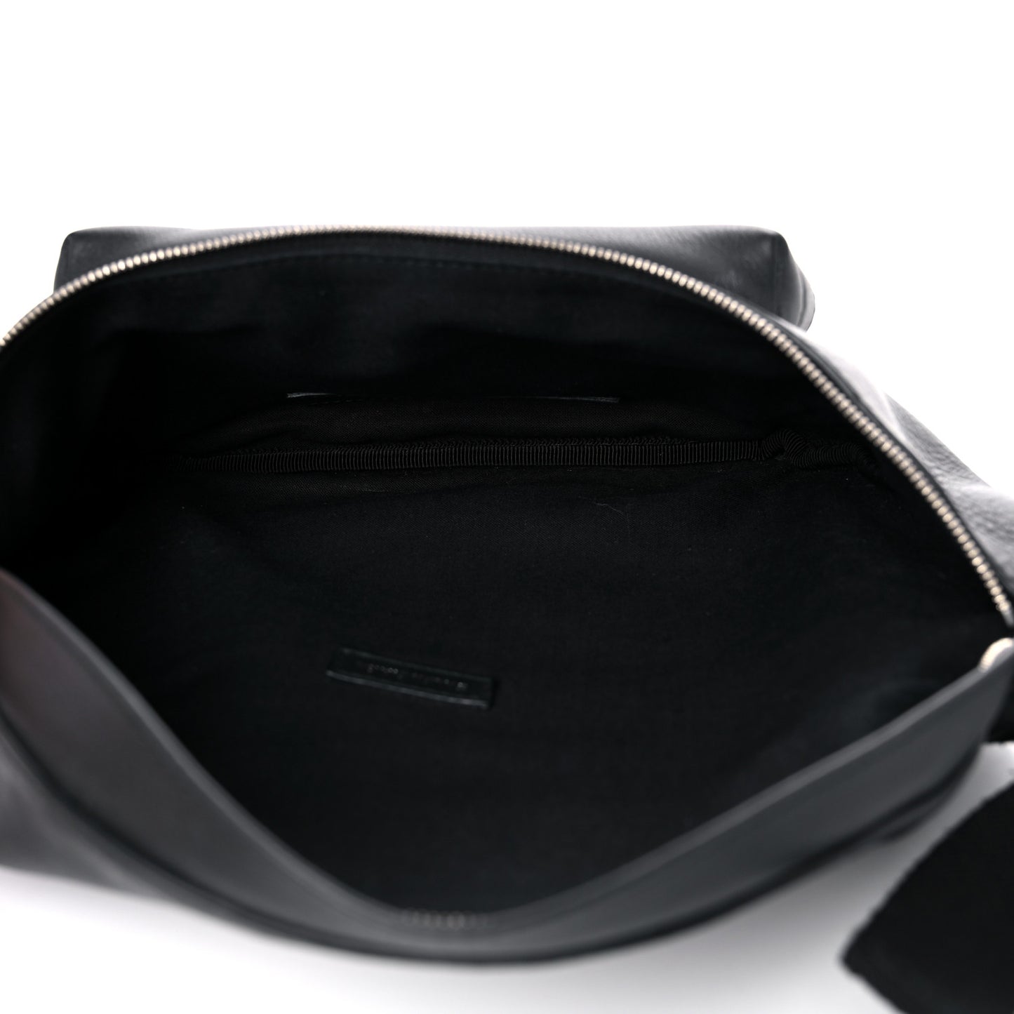 Calfskin Everyday Logo Belt Bag Black