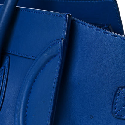 Celine Smooth Calfskin Mini Luggage Royal Blue 14 of 18