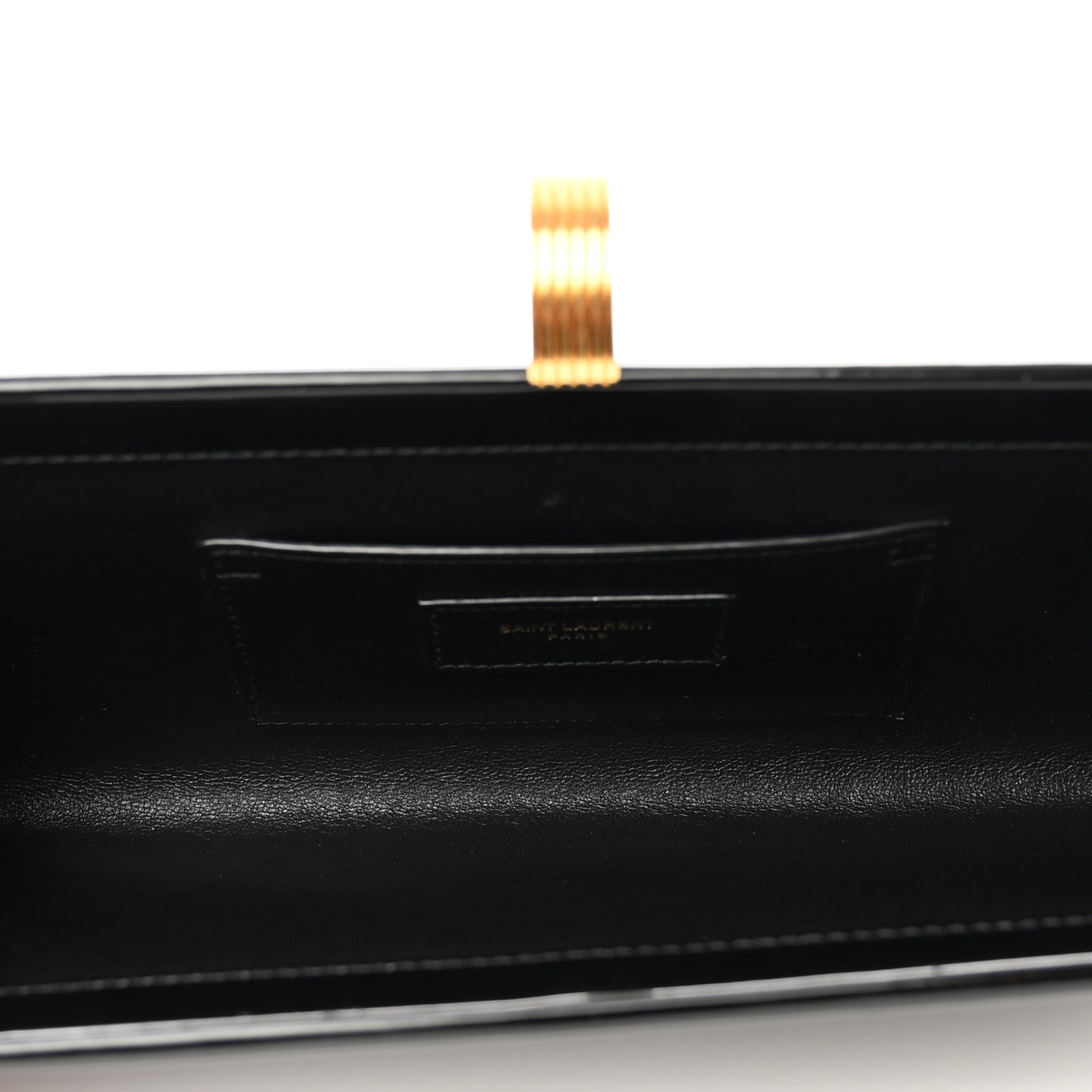 Patent Daria Clutch Black