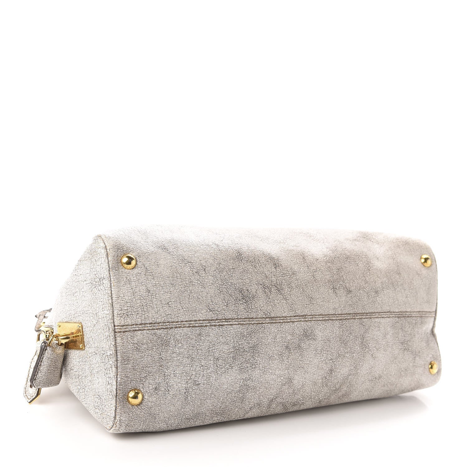 Prada Craquele Shoulder Bag Talco 4 of 12