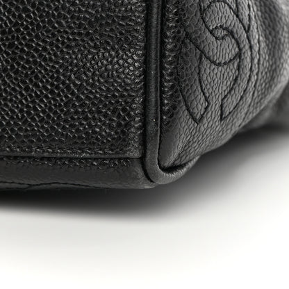 Chanel Caviar CC Shoulder Bag Black 10 of 12