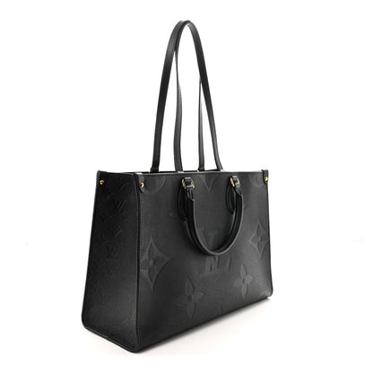 Louis Vuitton Empreinte Monogram Giant Onthego MM Black 3 of 9