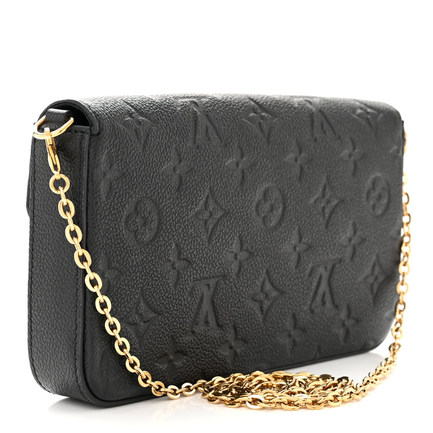 Empreinte Pochette Felicie Chain Wallet Black