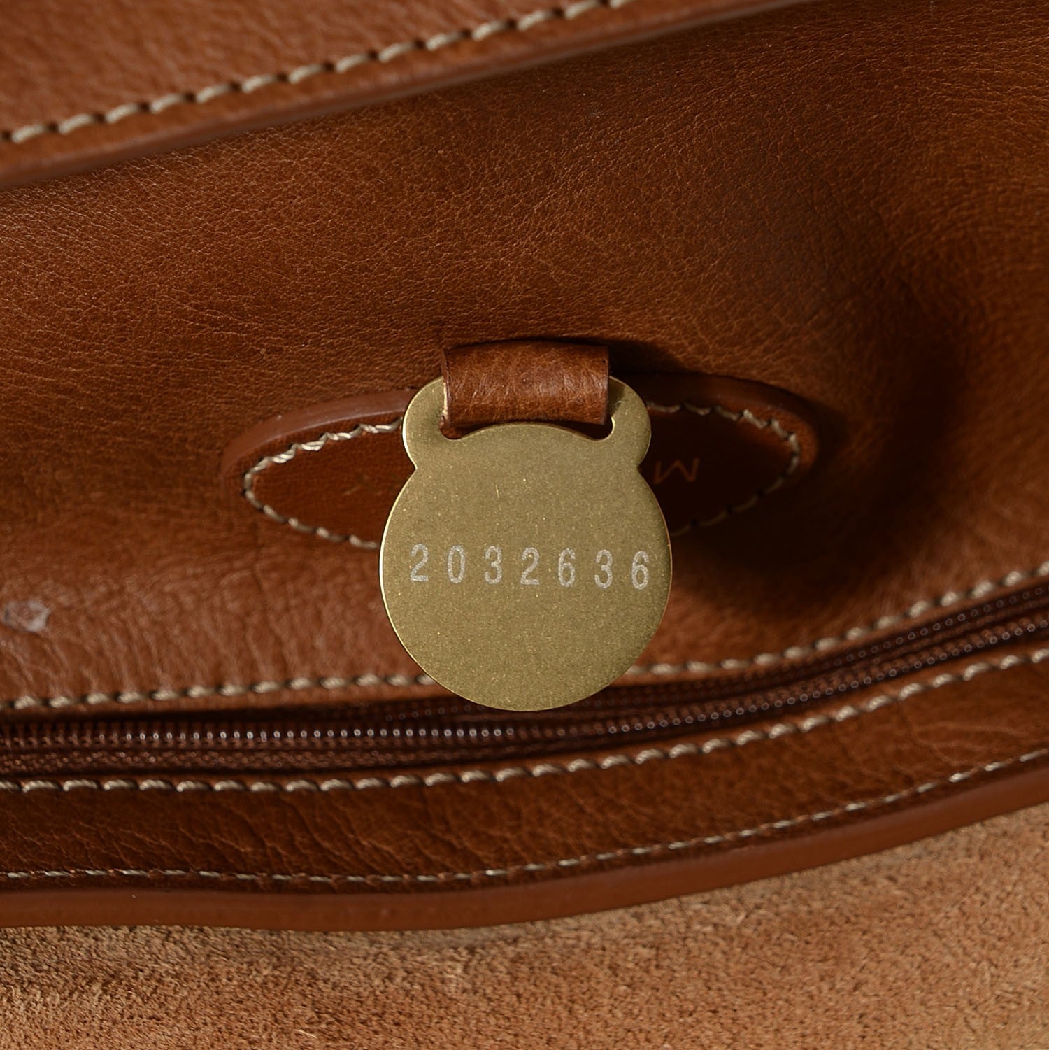 Mulberry Natural Leather Small Bayswater Oak 14 of 19