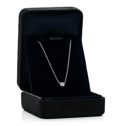 Tiffany Platinum Diamond .17ct Elsa Peretti Diamonds by the Yard Pendant Necklace 5 of 5