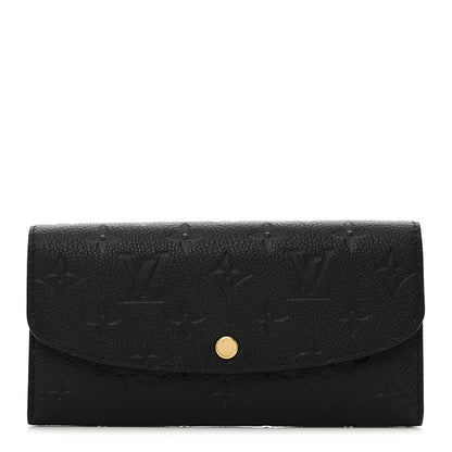 Louis Vuitton Empreinte Emilie Wallet Black Dune 1 of 7