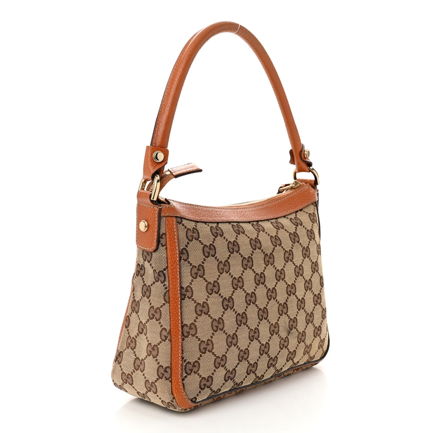 Monogram Abbey Shoulder Bag Brown