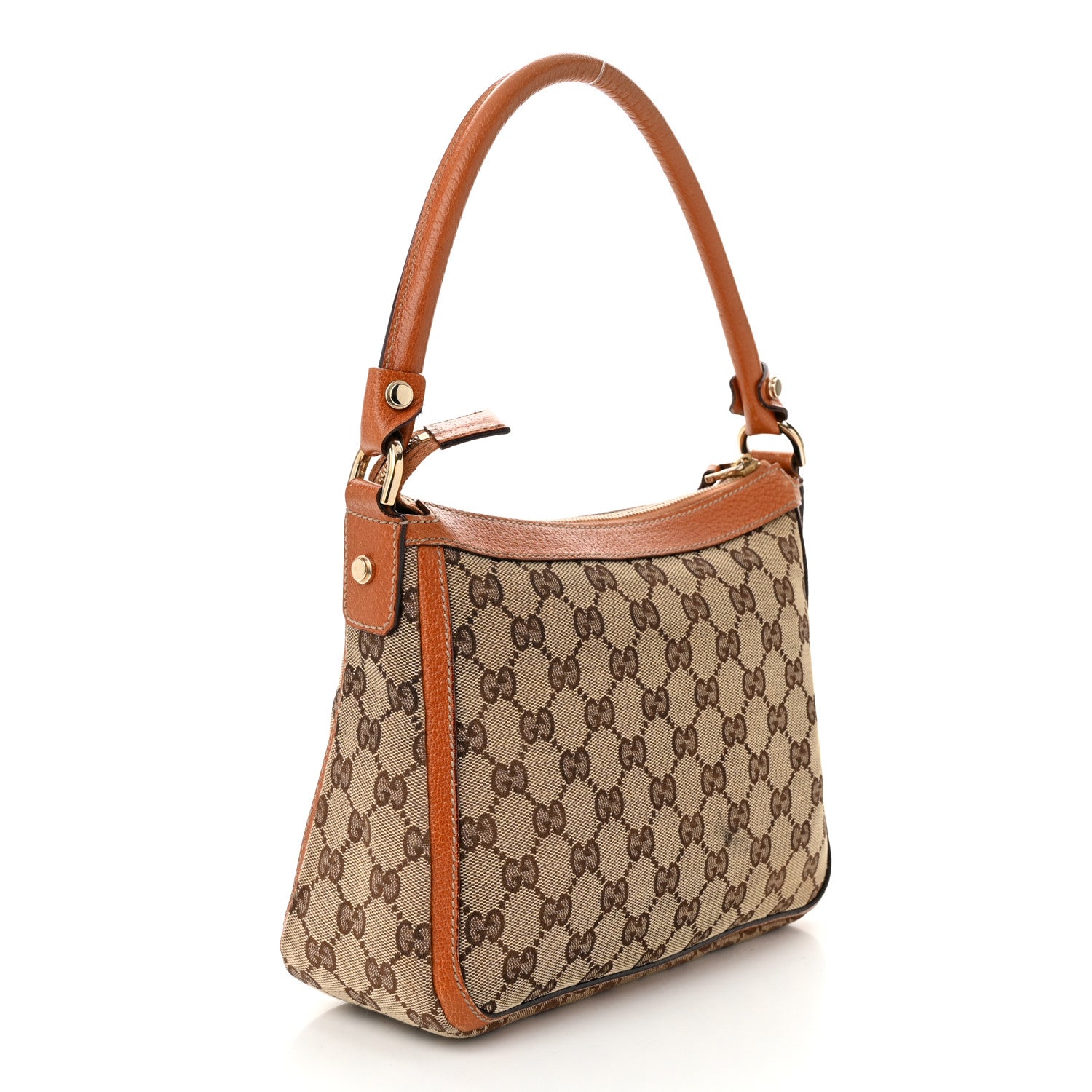 Gucci Monogram Abbey Shoulder Bag Brown 3 of 11