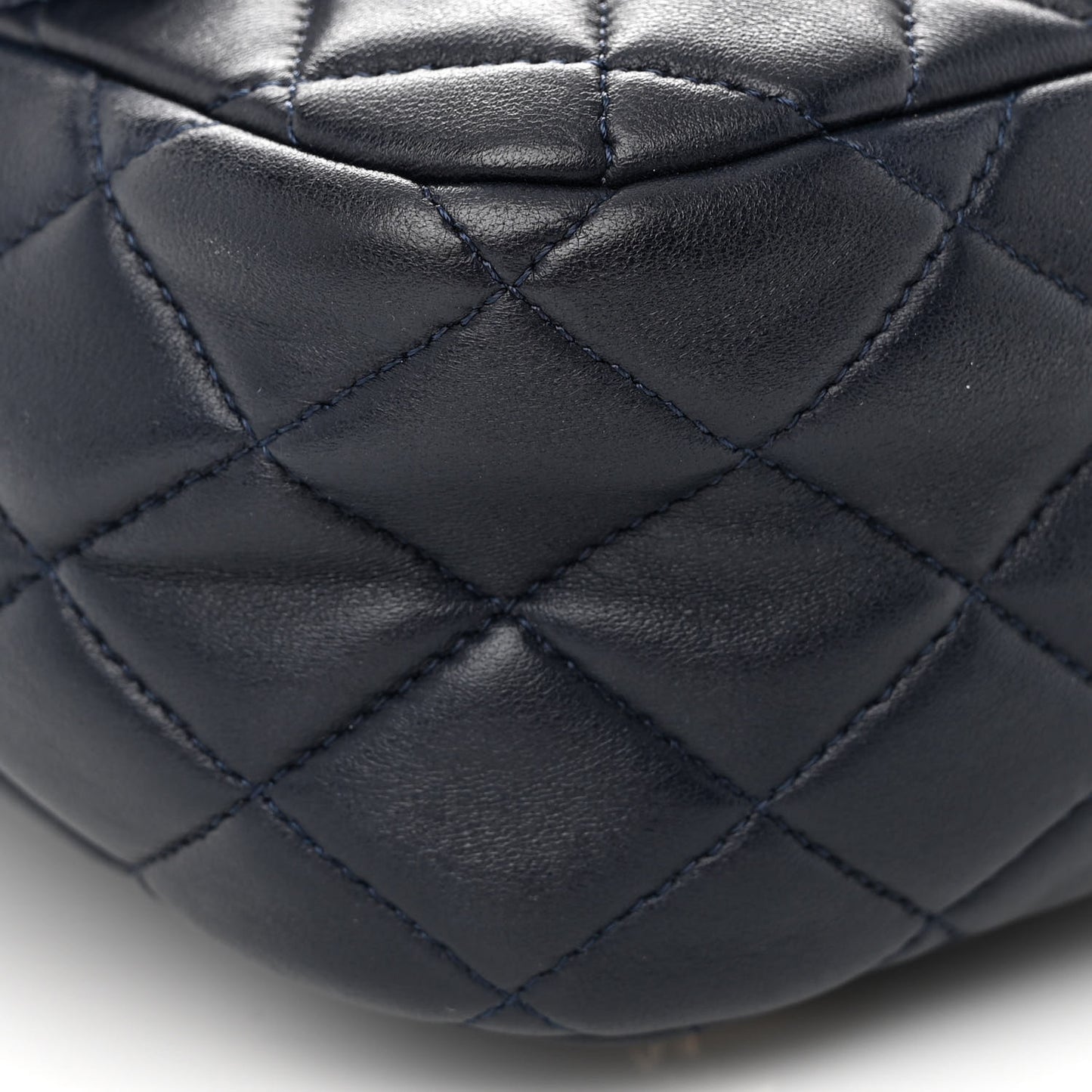 Lambskin Quilted Large in Seoul Backpack Navy