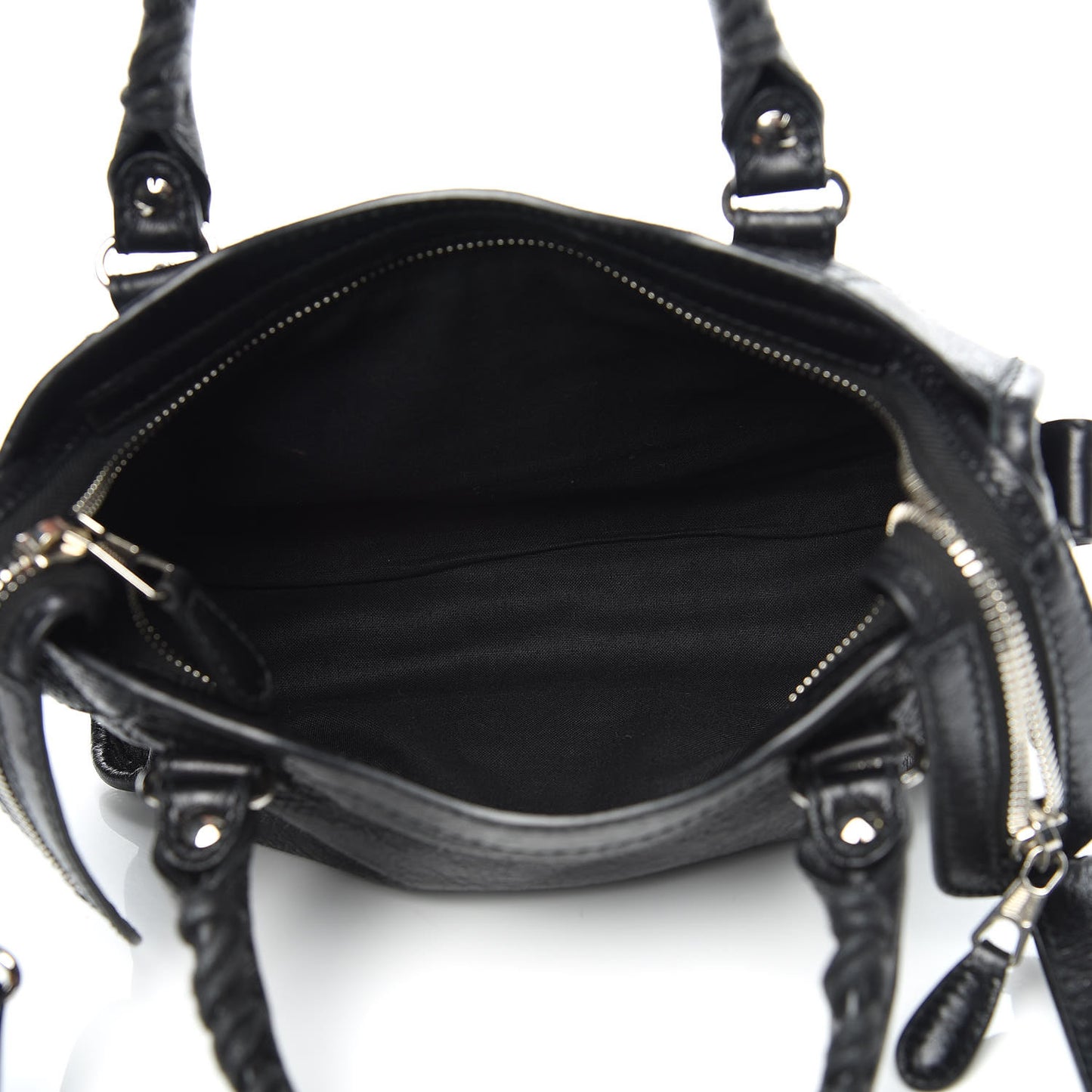 Agneau Giant 12 Silver Hardware Mini City Black