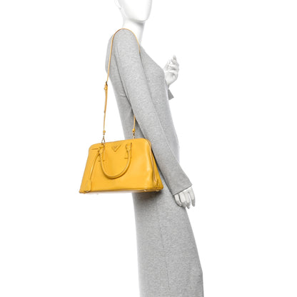 Prada Saffiano Lux Medium Promenade Tote Mimosa 2 of 11