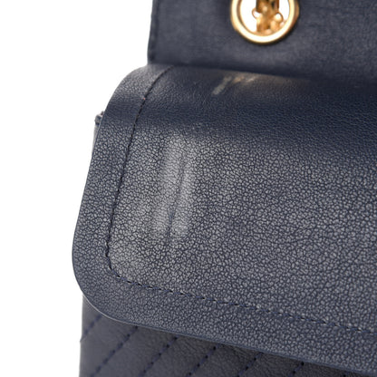 Chanel Sheepskin Chevron Quilted 2.55 Reissue 225 Flap Navy Blue 11 of 14