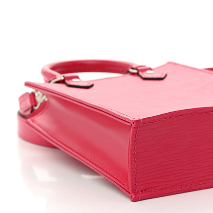 Louis Vuitton Epi Petit Sac Plat Rose Pondicherry 8 of 9