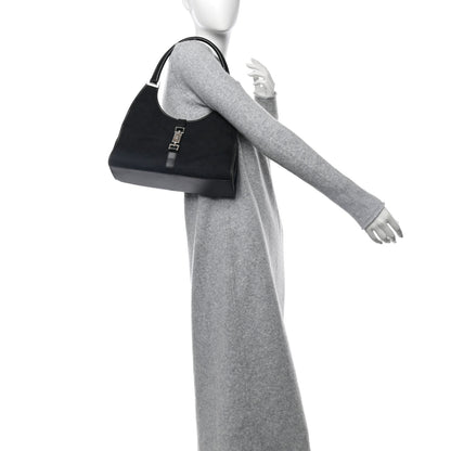 Gucci Monogram Bardot Shoulder Bag Black 2 of 13