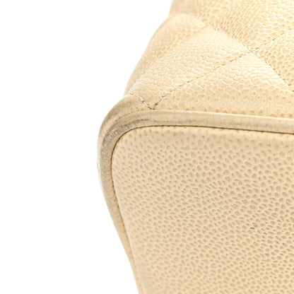 Chanel Caviar Quilted Medallion Tote Beige 12 of 13
