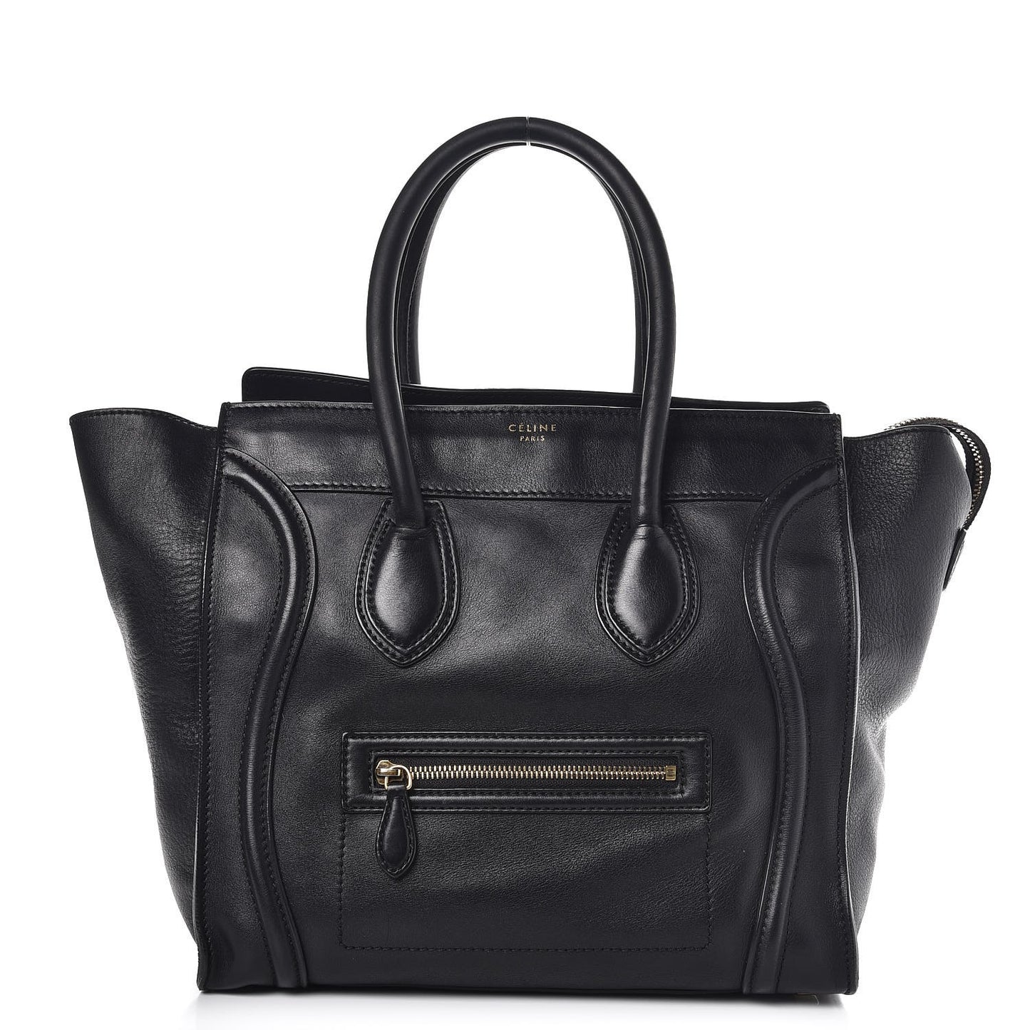 Smooth Calfskin Mini Luggage Black