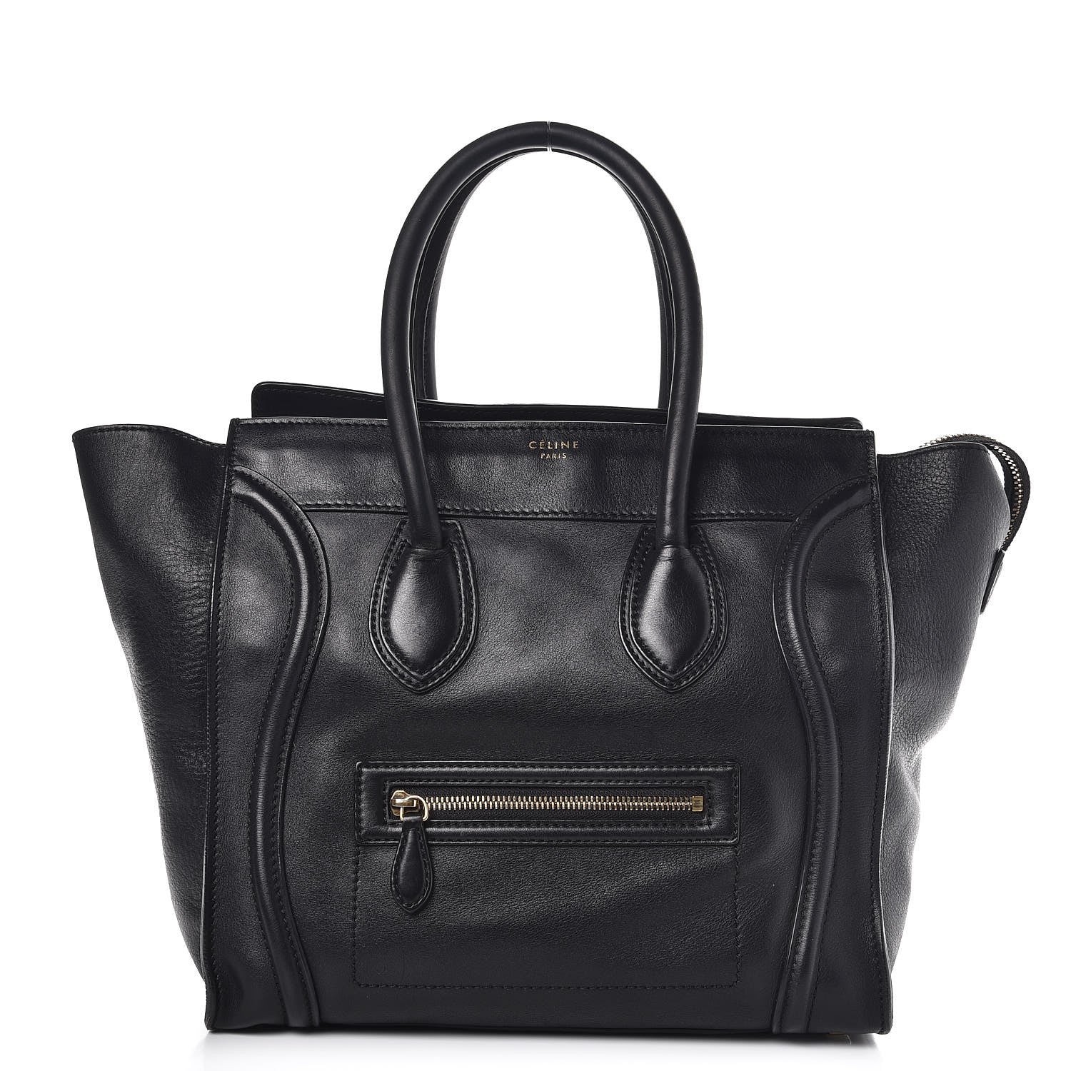 Celine Smooth Calfskin Mini Luggage Black 1 of 12