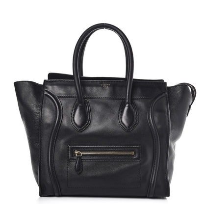 Celine Smooth Calfskin Mini Luggage Black 1 of 12