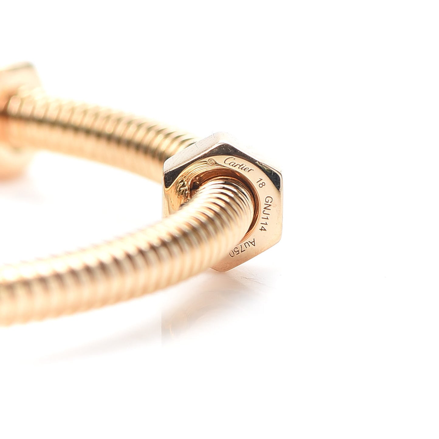 18K Yellow Gold Ecrou de Cartier Bracelet 18