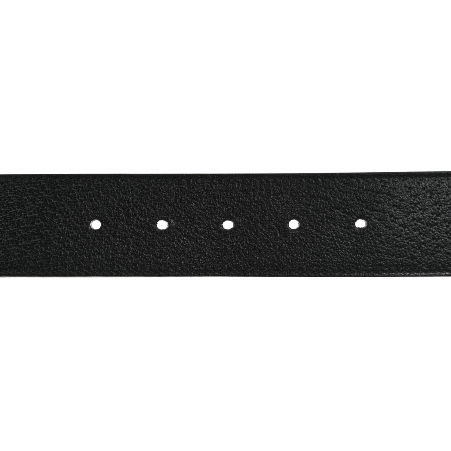 Gucci Textured Dollar Calfskin Nickel Double G 40mm Belt 85 34 Black 3 of 7