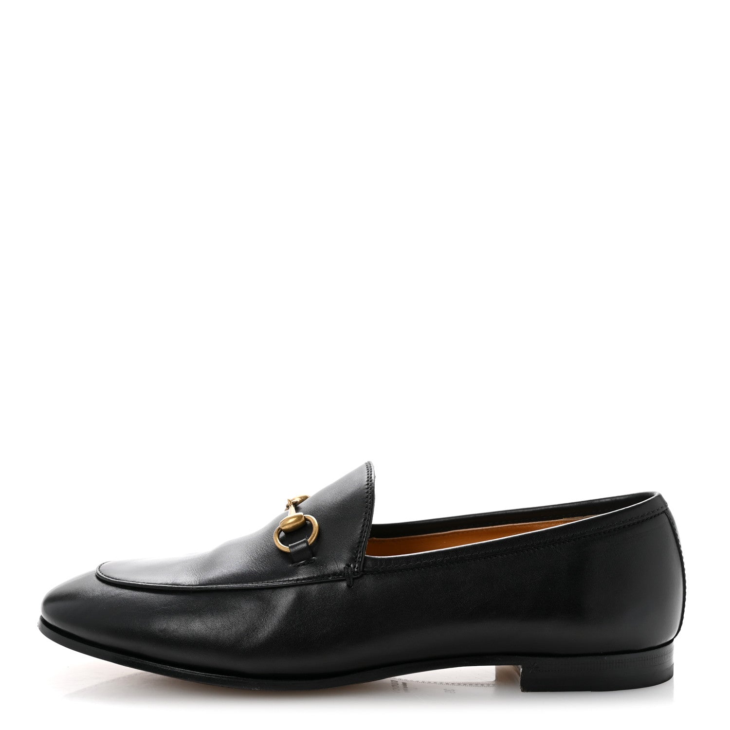 Gucci Calfskin Womens Jordaan Loafers 39 Black 1 of 13
