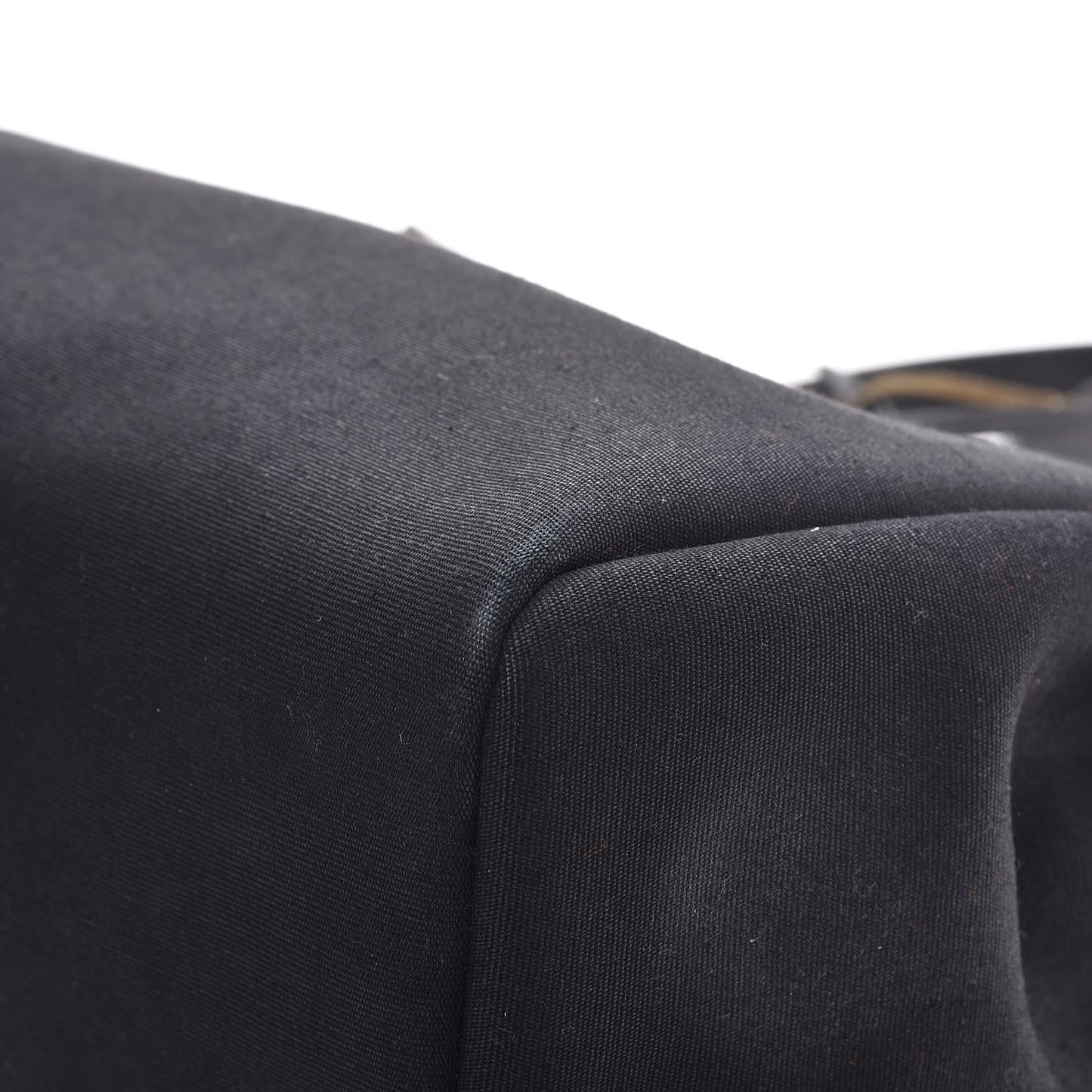 Toile Vache Calfskin Herbag 30 PM Backpack Black