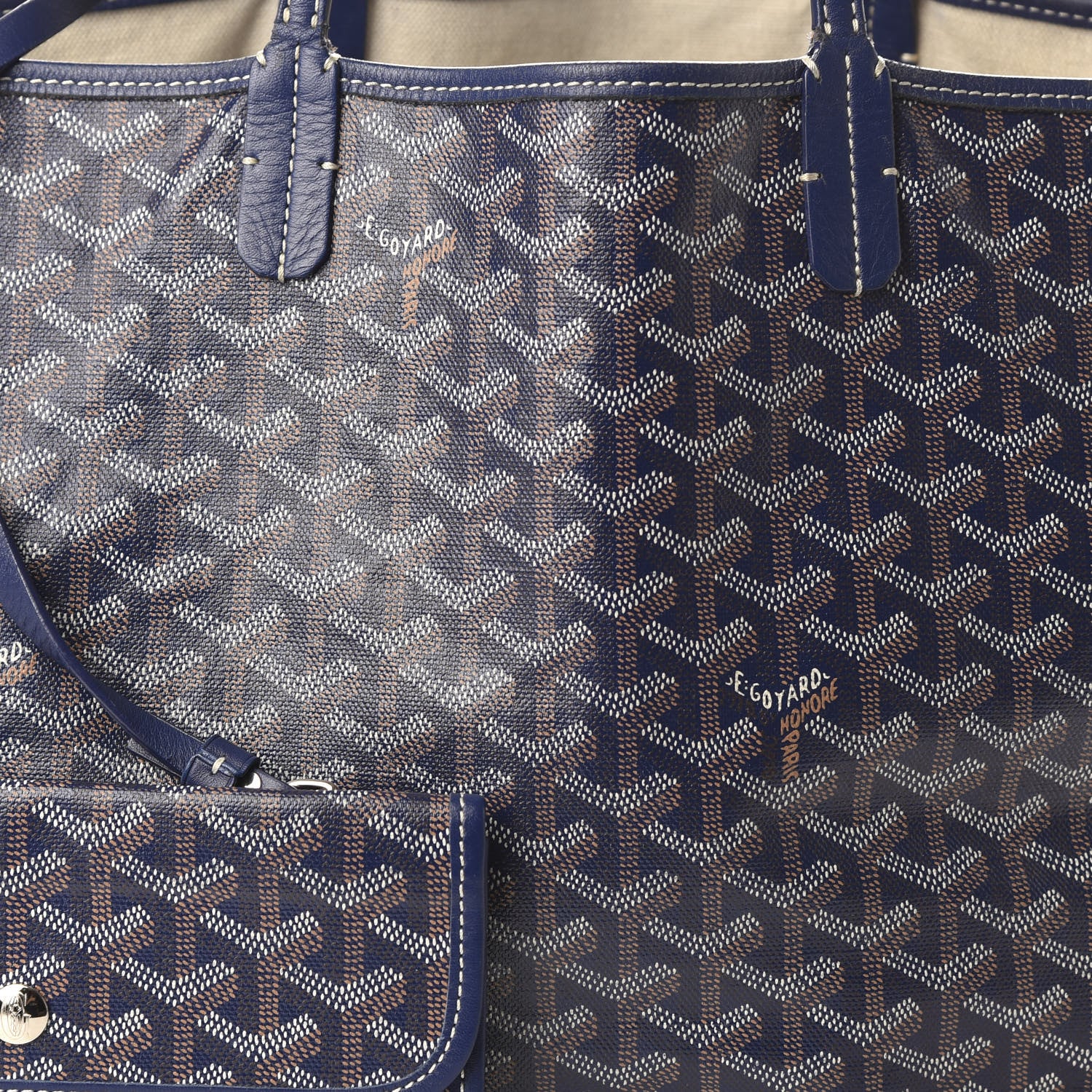 Goyard Goyardine Saint Louis PM Navy 8 of 8