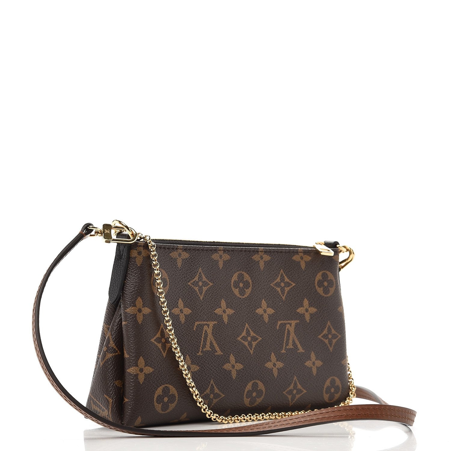 Louis Vuitton Monogram Pallas Clutch Black 3 of 8