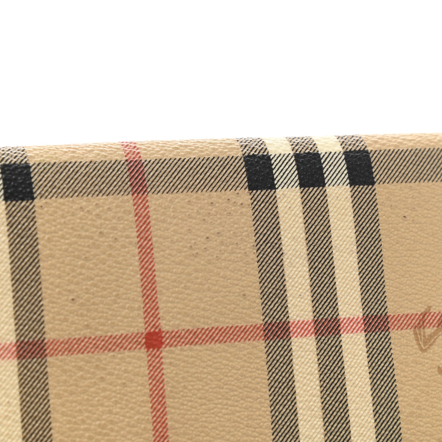 Burberry Haymarket Check Penrose Continental Wallet Tan 10 of 10