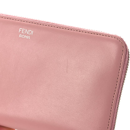 Fendi Vitello Century Hypnoteyes Zip Around Wallet Bubblegum 13 of 14