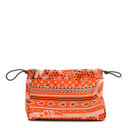 Hermes Barenia Silk Eperons d'Or Fourbi 25 MM Pouch Orange Fauve 1 of 6