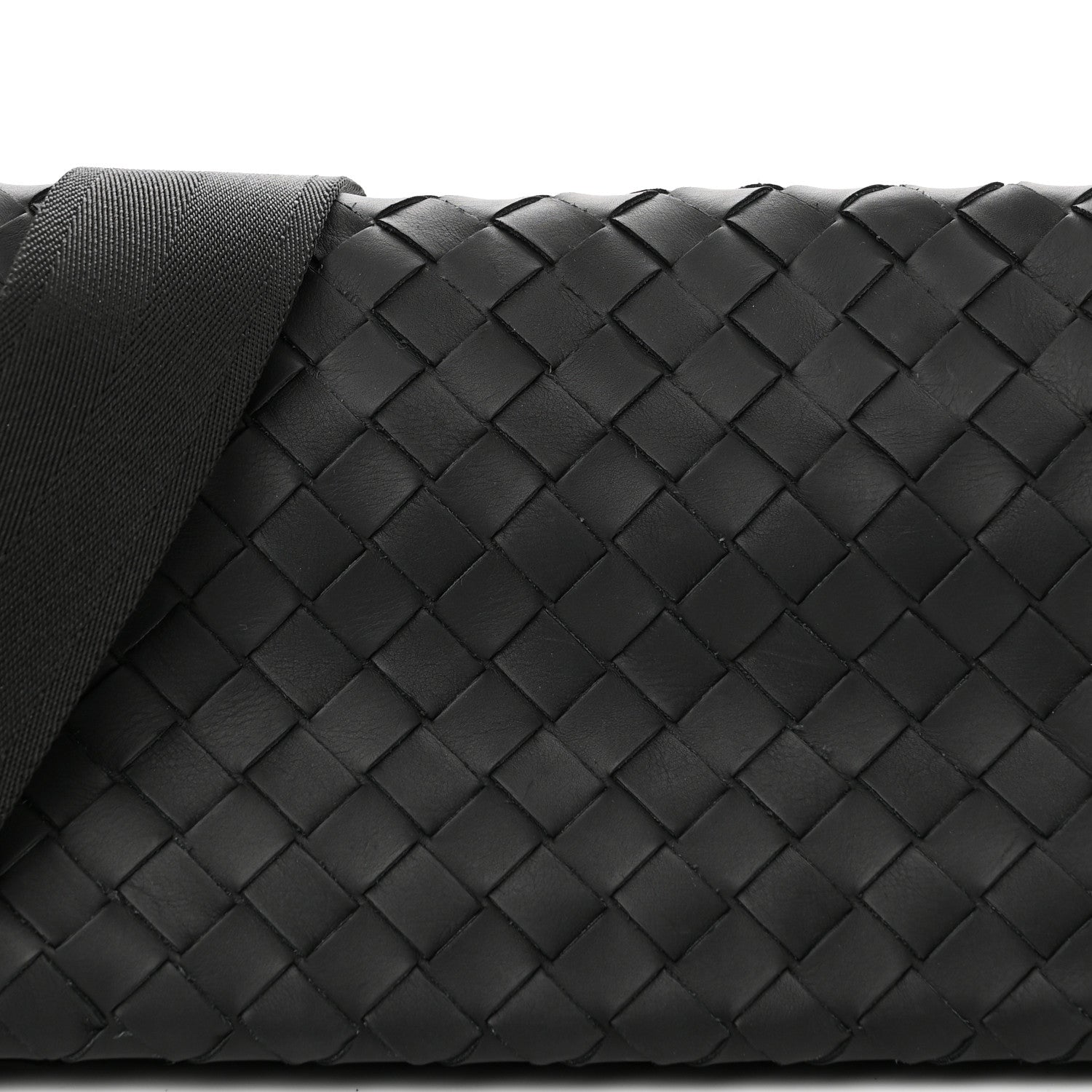 Bottega Veneta Nappa Intrecciato Small Fold Crossbody Messenger Black 6 of 9