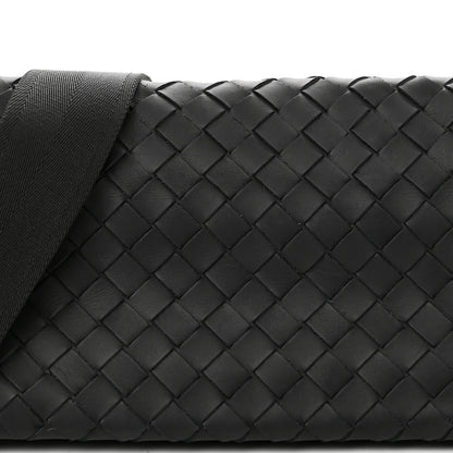 Bottega Veneta Nappa Intrecciato Small Fold Crossbody Messenger Black 6 of 9