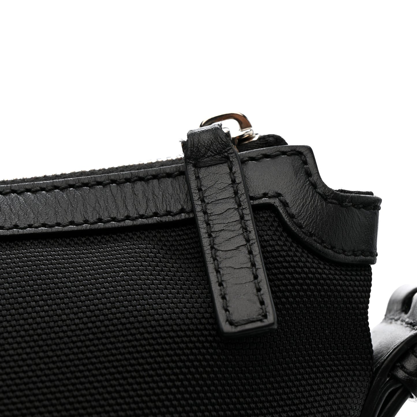 Techno Canvas Web Messenger Bag Black