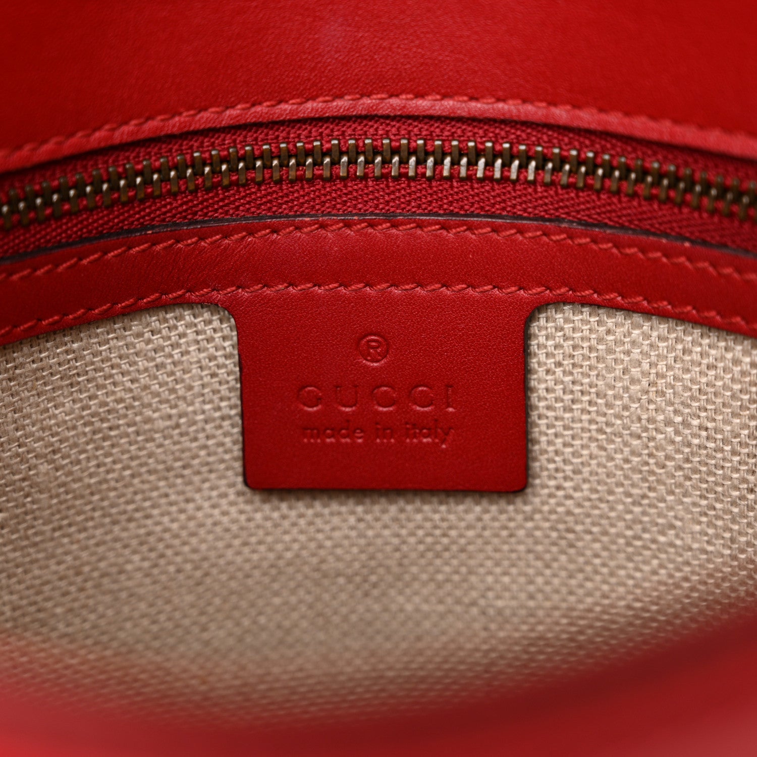 Gucci Ruinart Calfskin Medium Lady Web Shoulder Bag Hibiscus Red 6 of 17