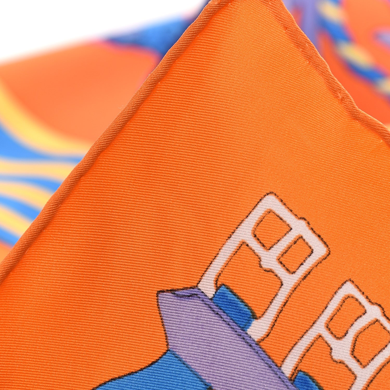 Hermes Silk Ronds De Marche Scarf 90 9 of 10