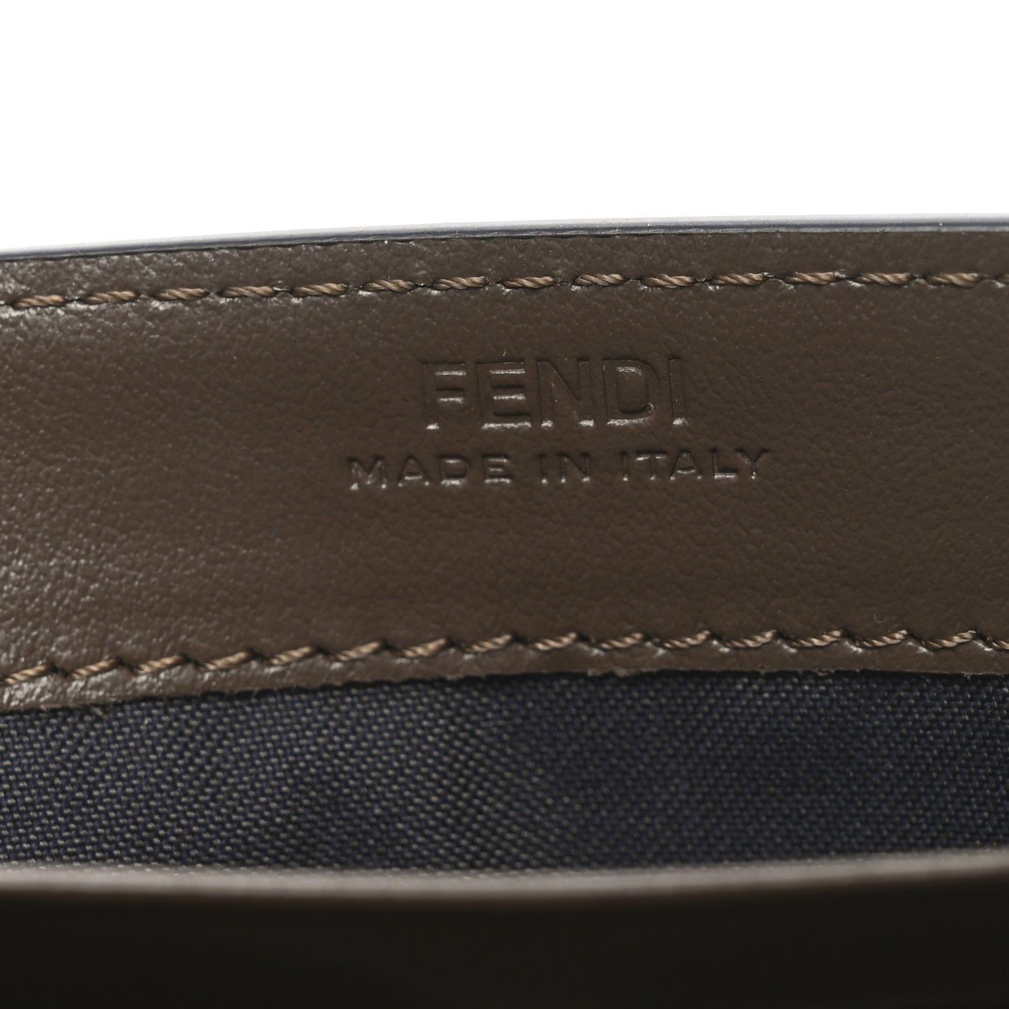 Vitello Soft F is Fendi Bi-Color FF 1974 Embossed Continental Envelope Wallet On Chain Maya Black