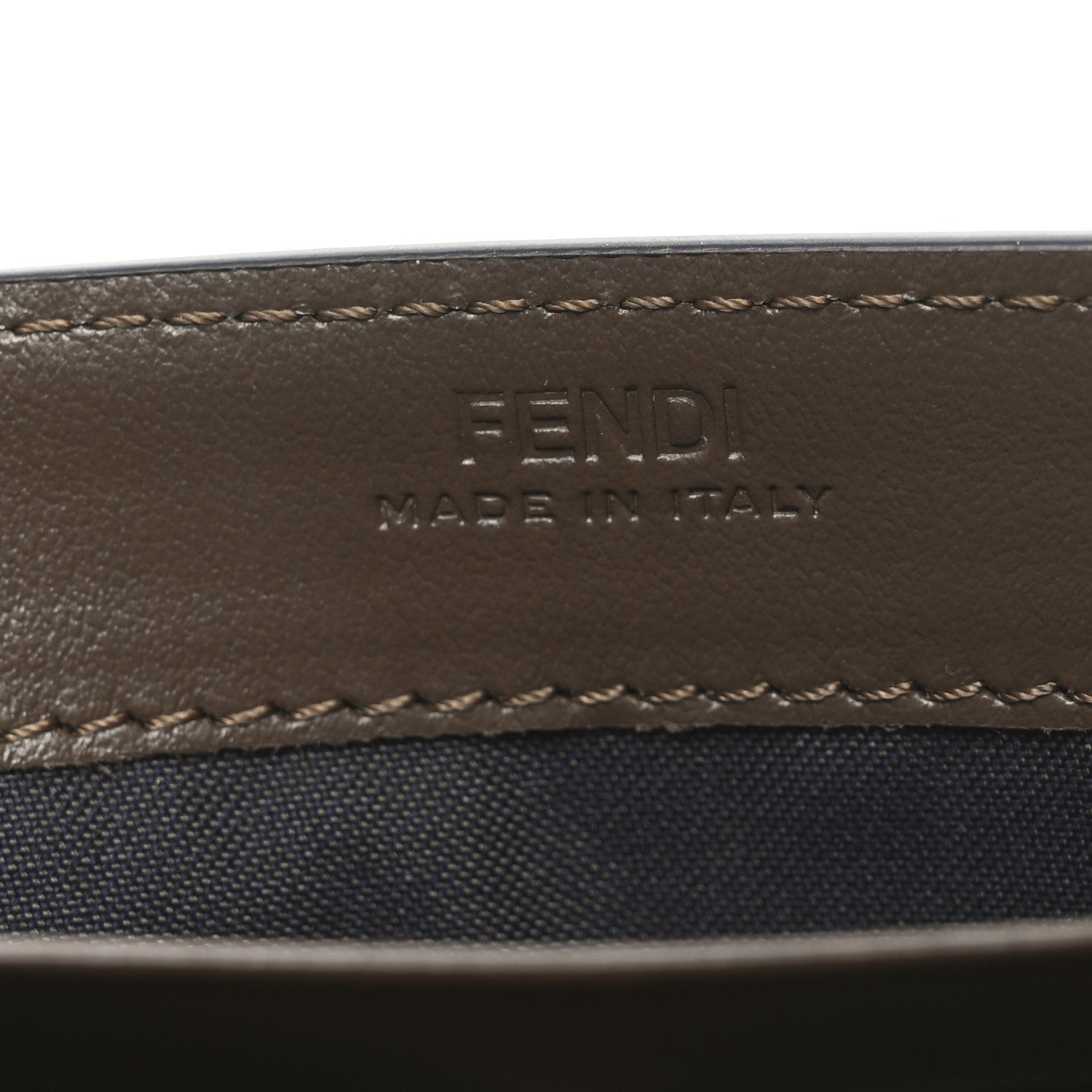 Fendi Vitello Soft F is Fendi Bi-Color FF 1974 Embossed Continental Envelope Wallet On Chain Maya Black 6 of 10