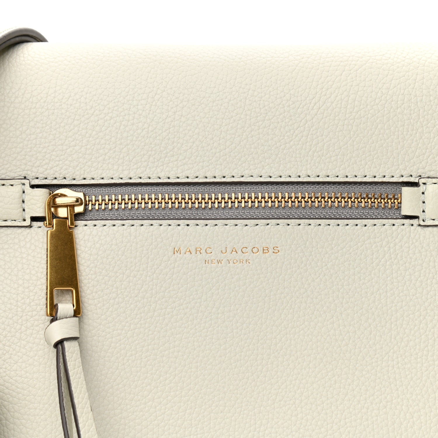 Marc Jacobs Pebbled Calfskin Recruit Nomad Crossbody White 6 of 8