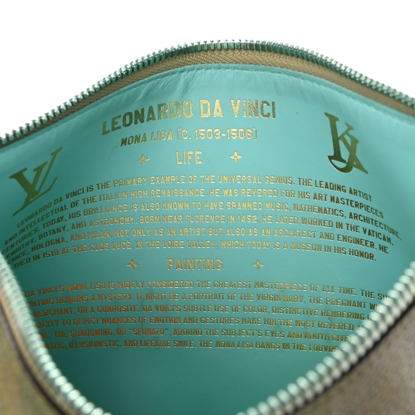 Masters Da Vinci Pochette Clutch Vert D’eau