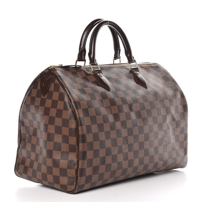 Louis Vuitton Damier Ebene Speedy 35 3 of 8